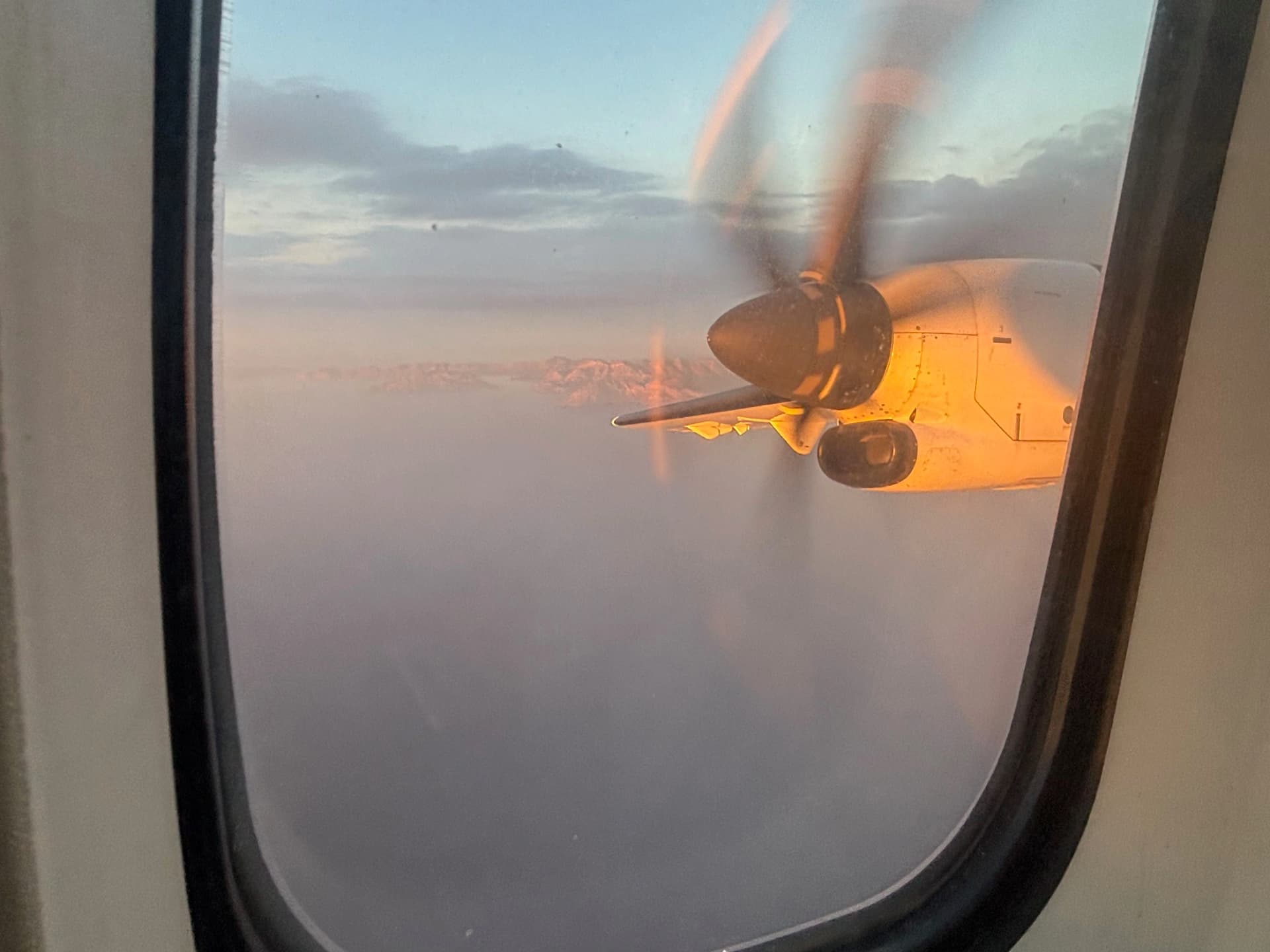 Prop plane from Kos to Athens