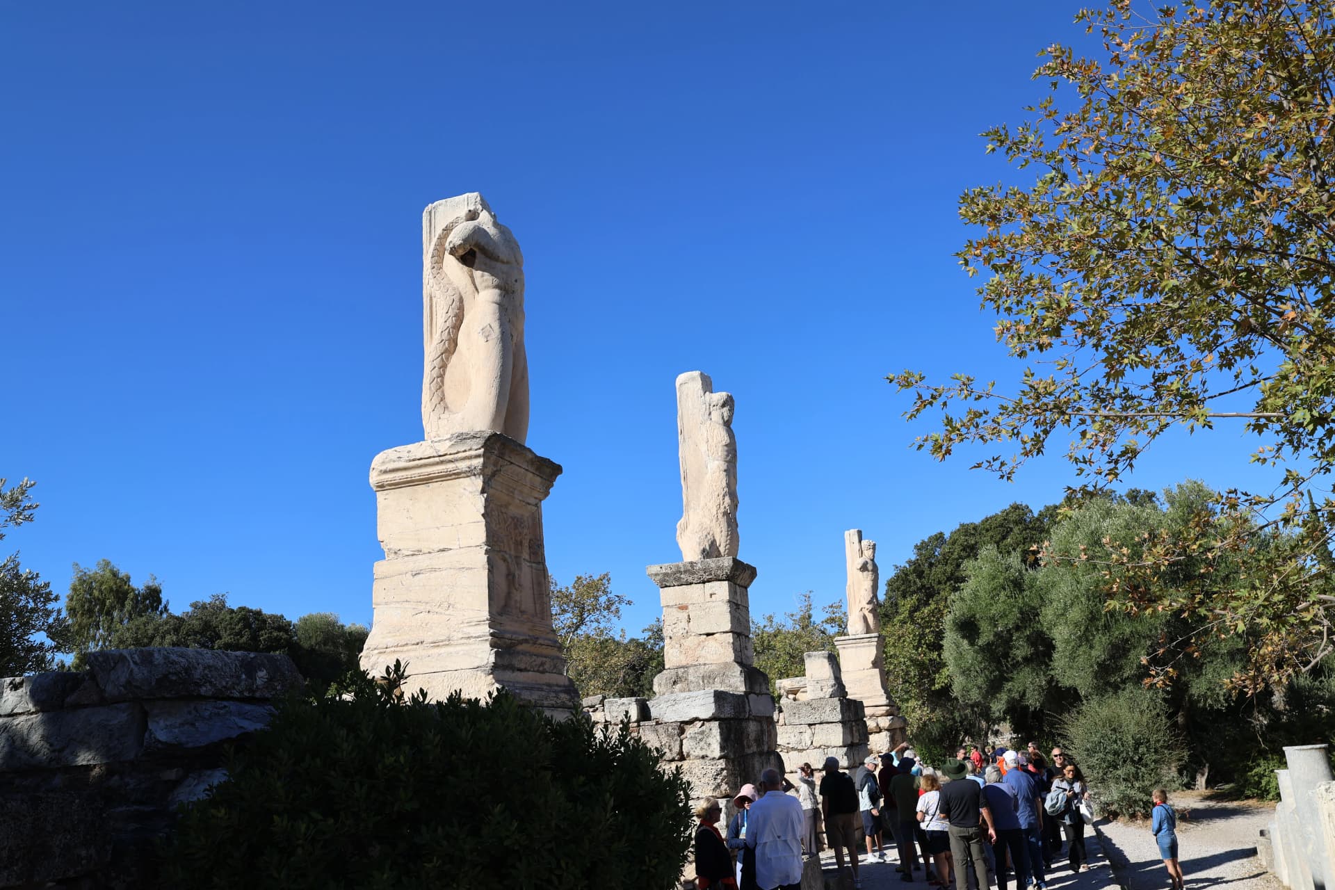 Statues in Ancient Agora