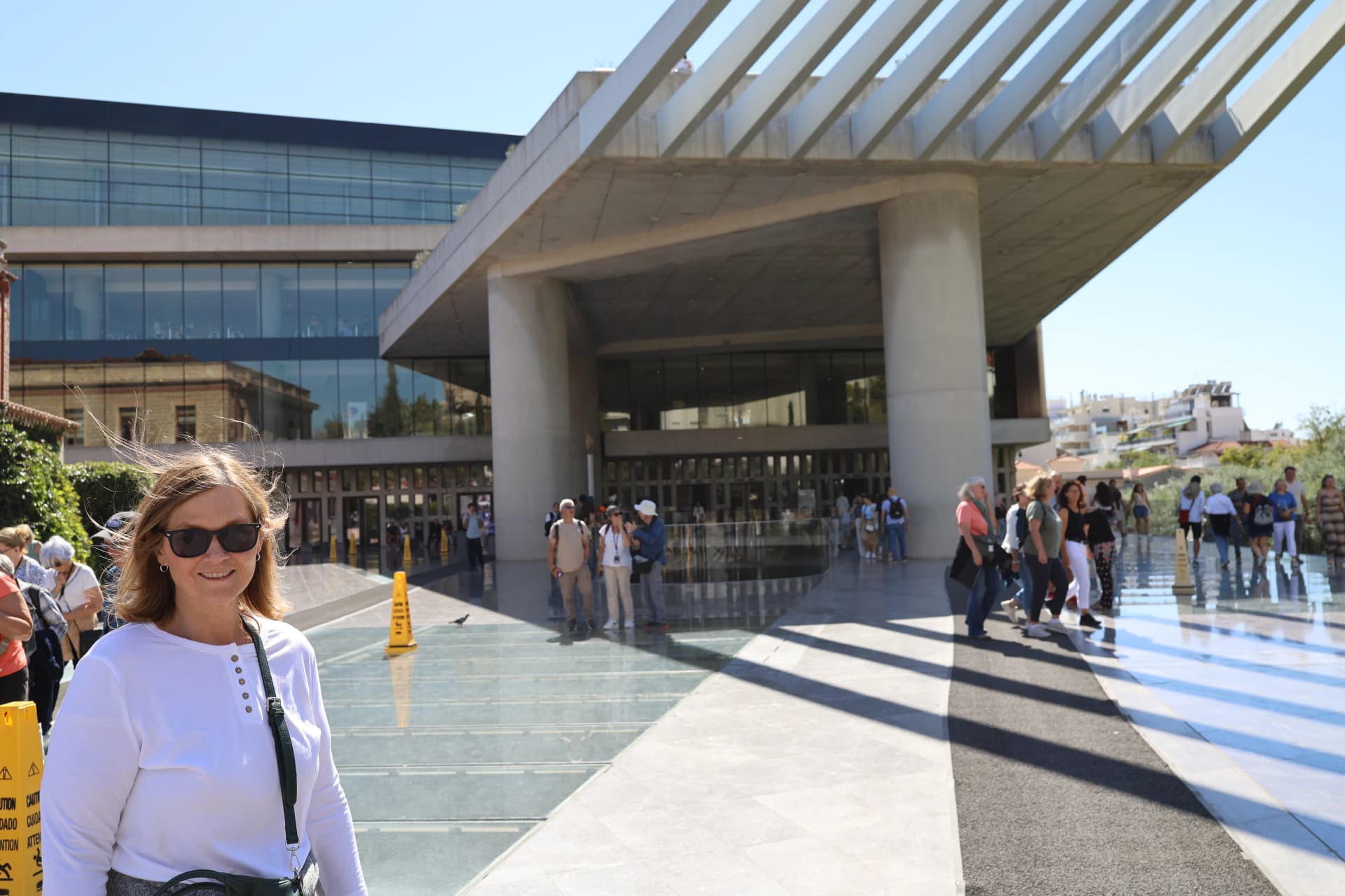 Acropolis Museum - outside, visited the next day