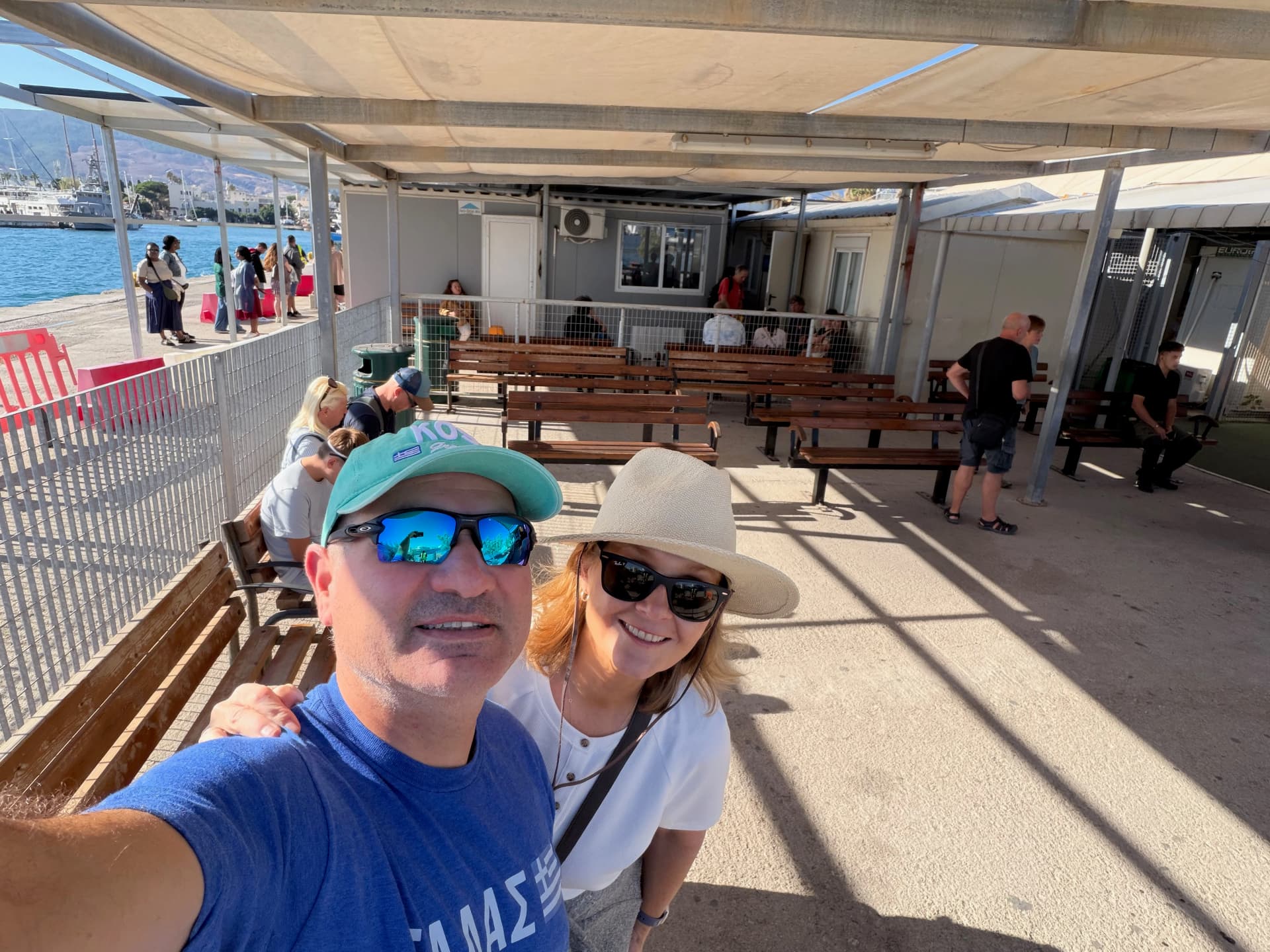 Getting ready to board our catamaran - Akcakoca avg speed 25 mph