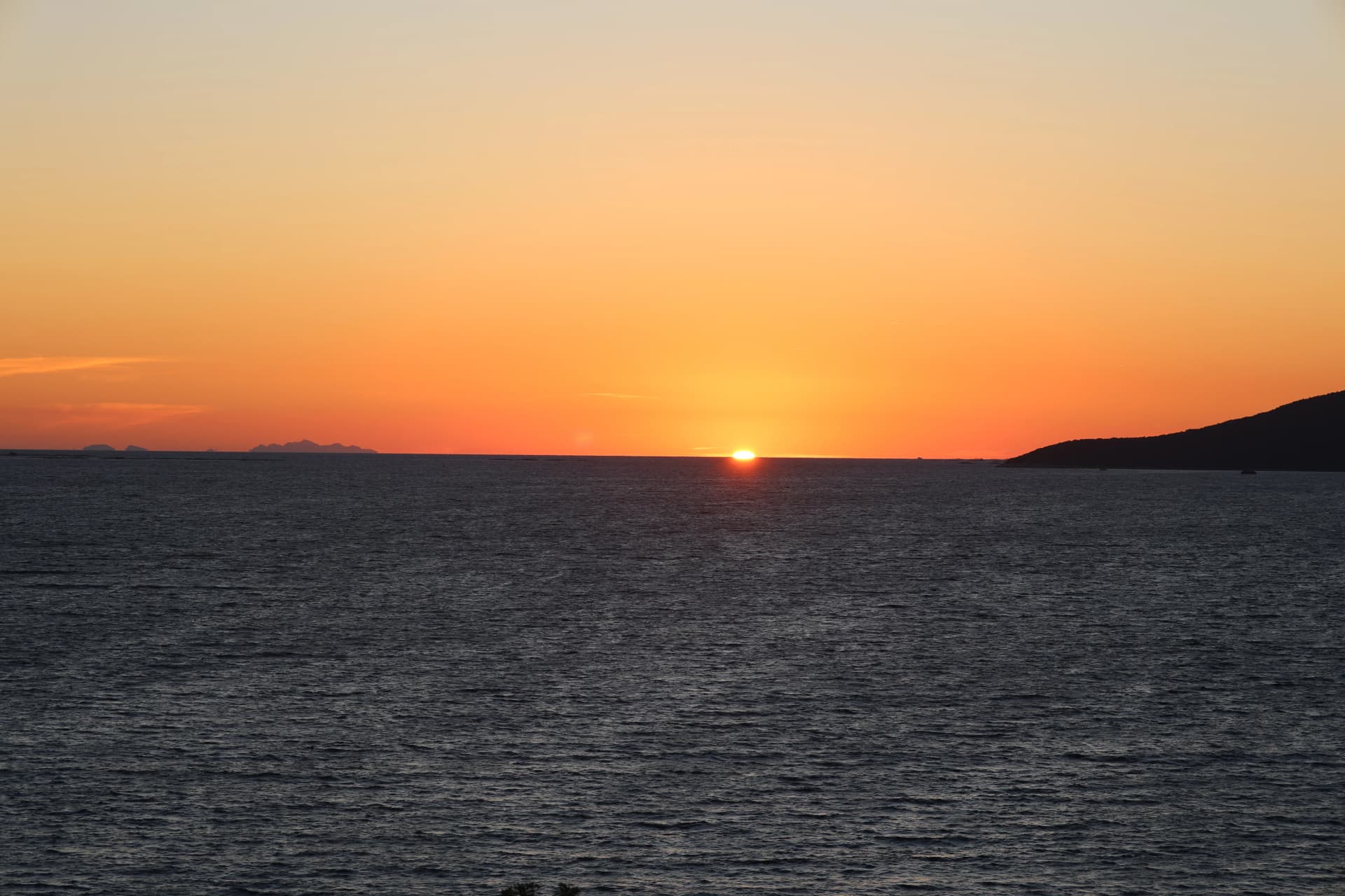 First sunset