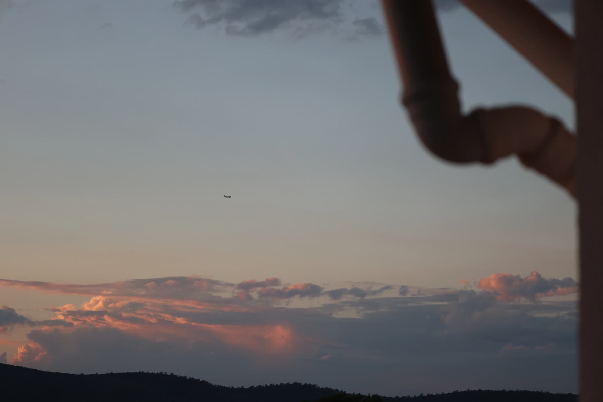 Plane approach to Bodrum Airport