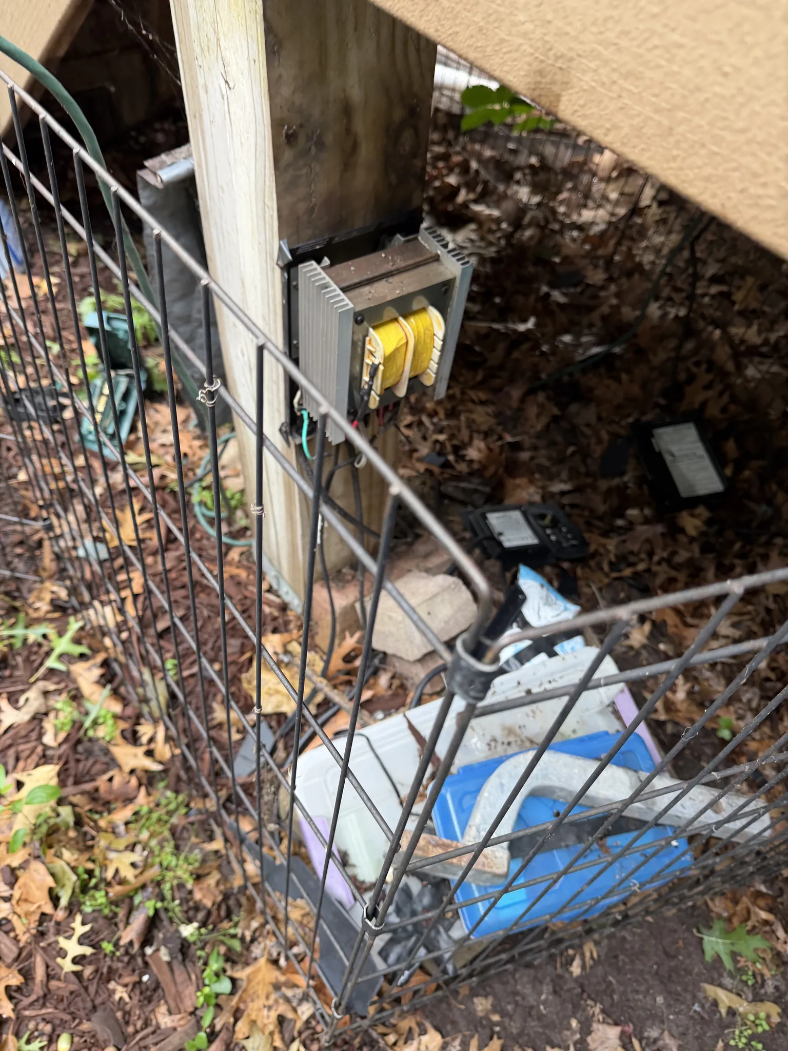 Aug 9, morning - what was left of the transformer