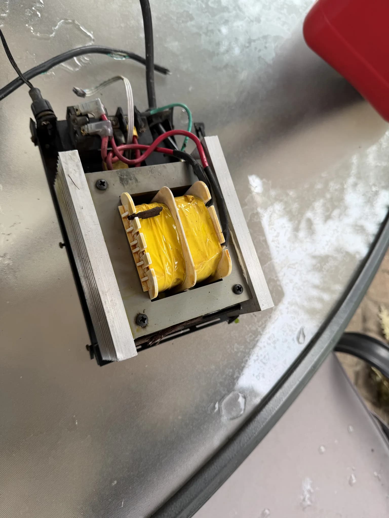 Aug 9, 10:07 Low voltage transformer broken and fried