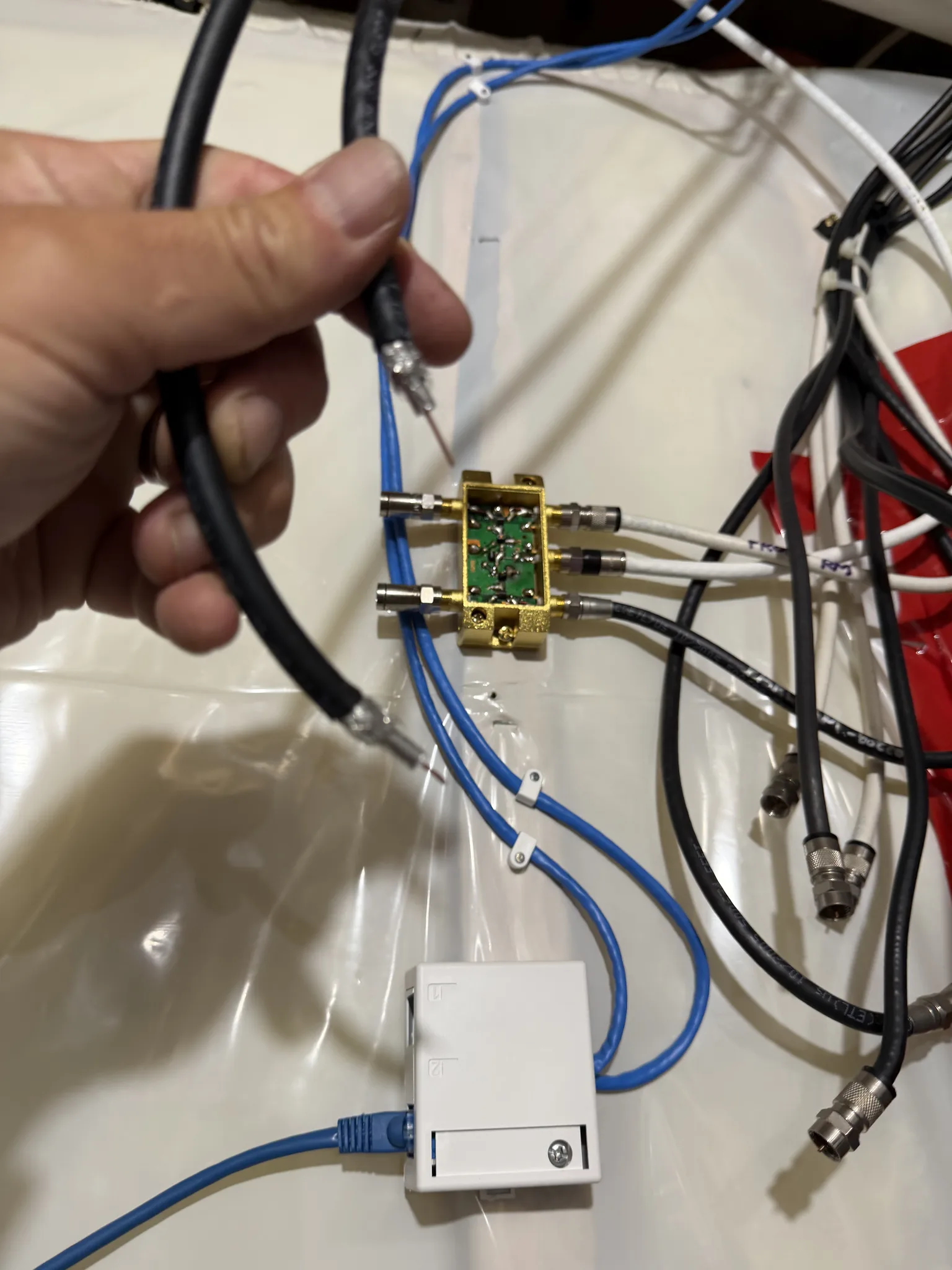 Aug 11, 17:30 Broken Coax cables