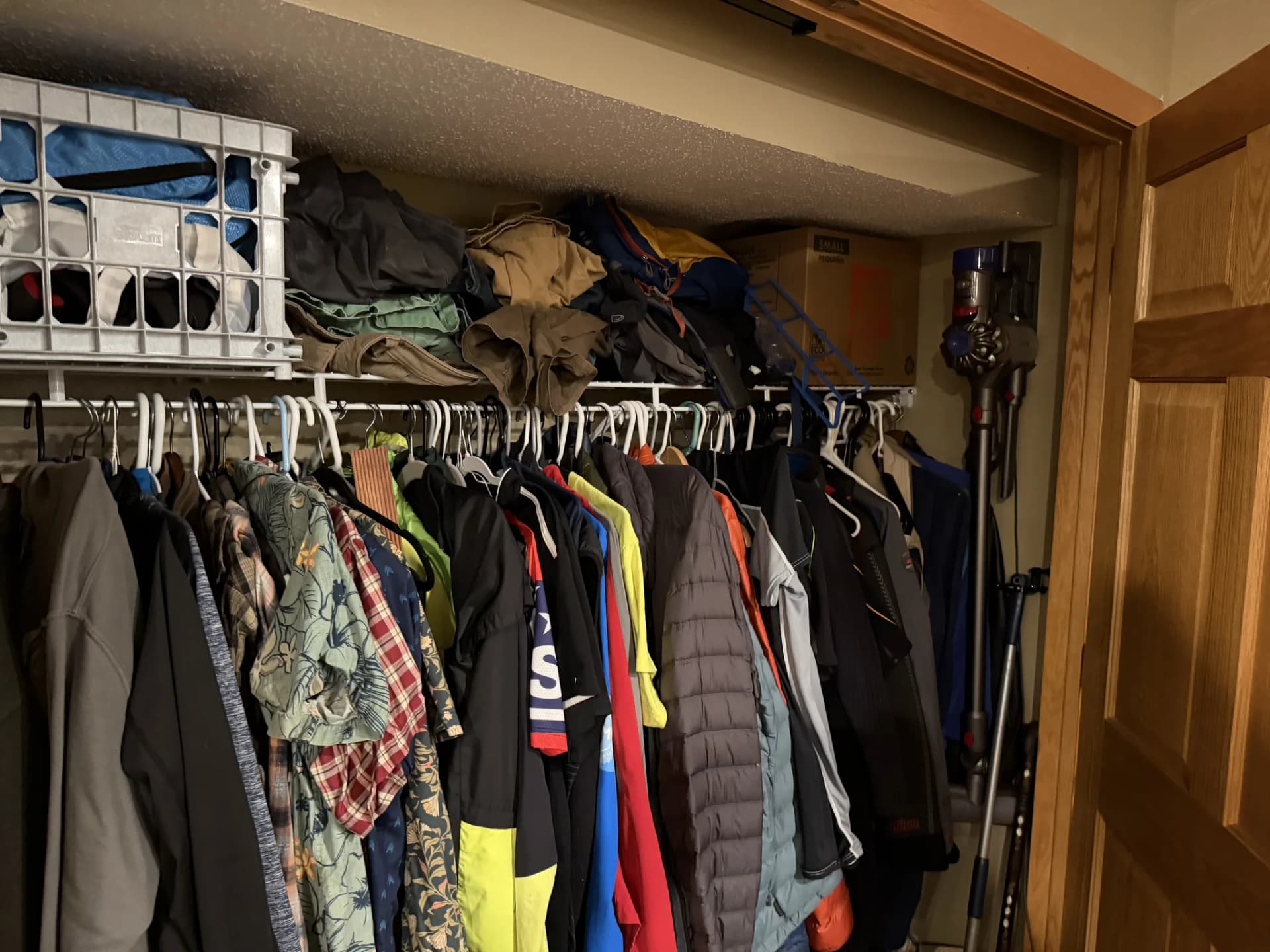 Aug 15, 22:33 After spending the whole Saturday putting the rack closet