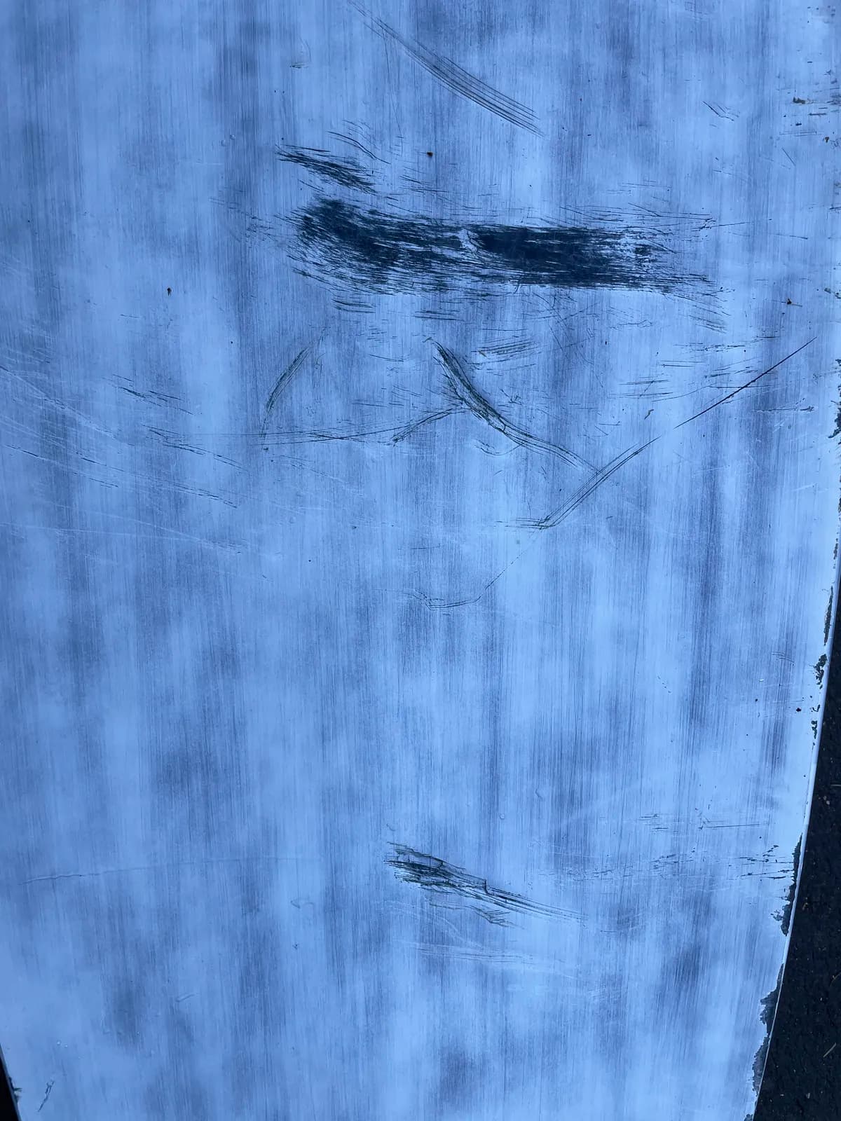 Bumps and scratches on the bottom