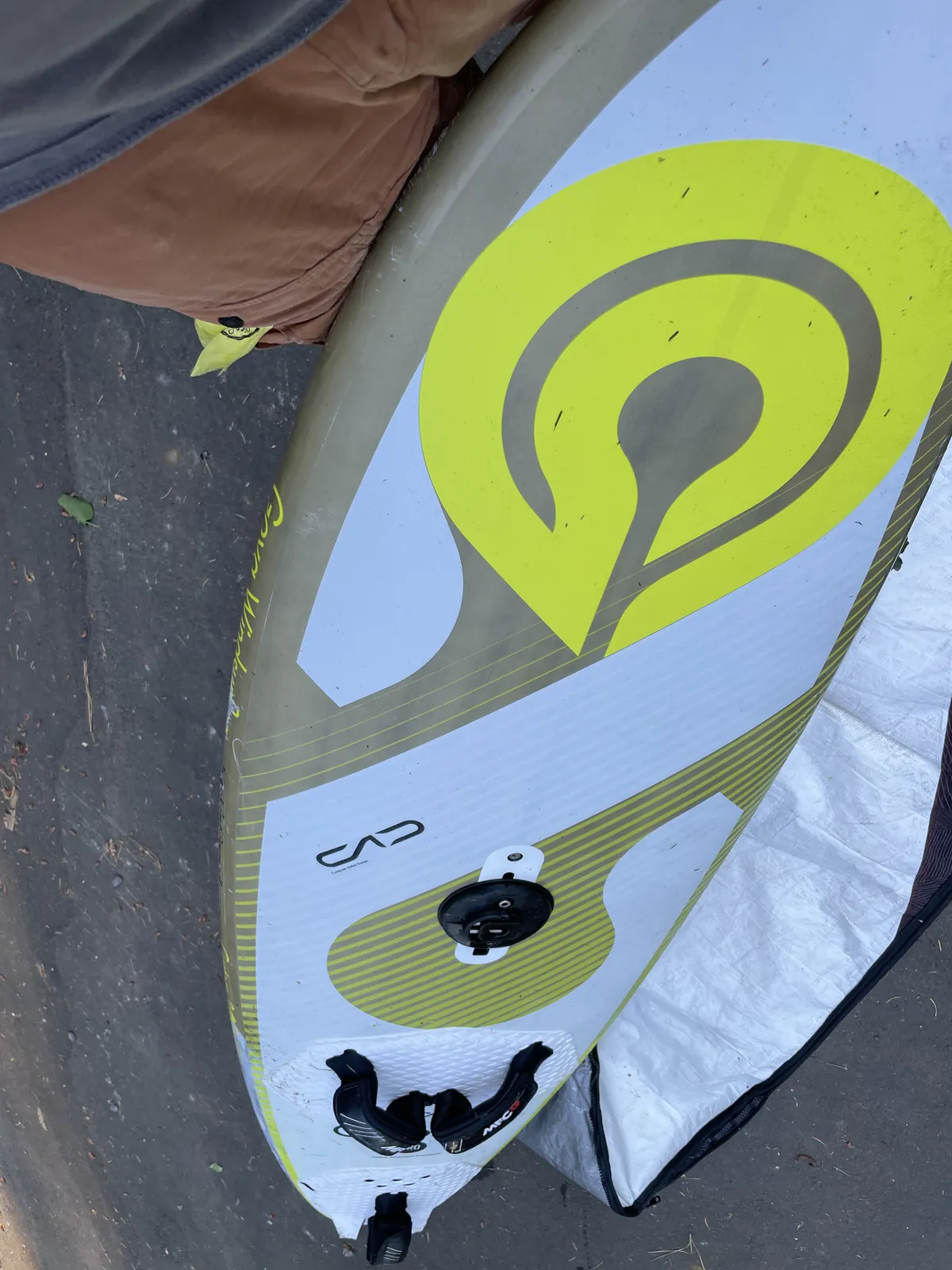 Top of the board was in okay shape