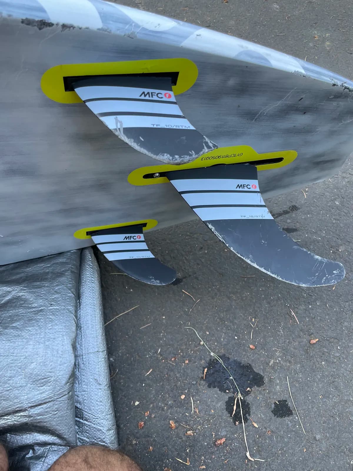Top of the board was in okay shape