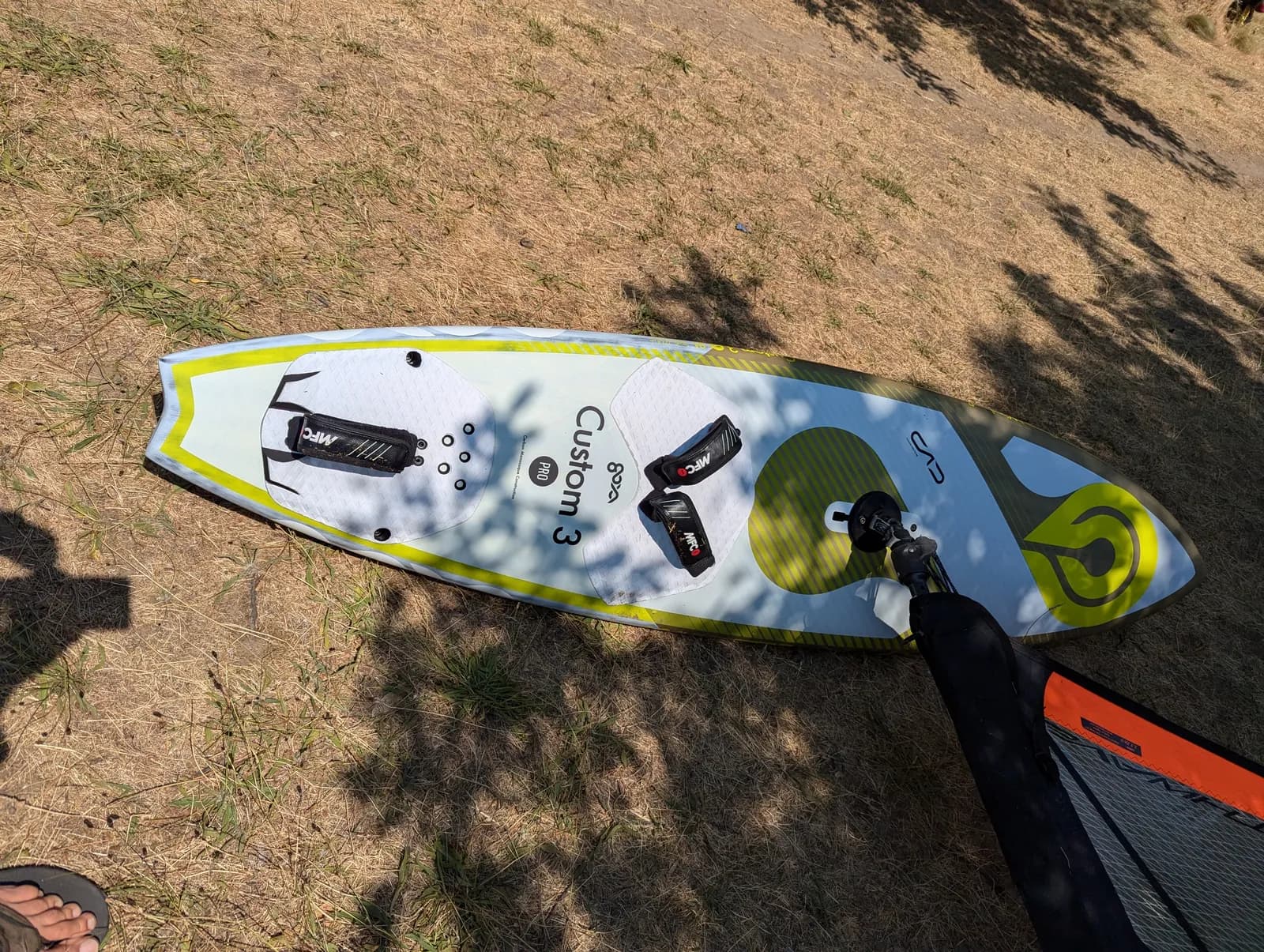 Board before the separation incident around noon
