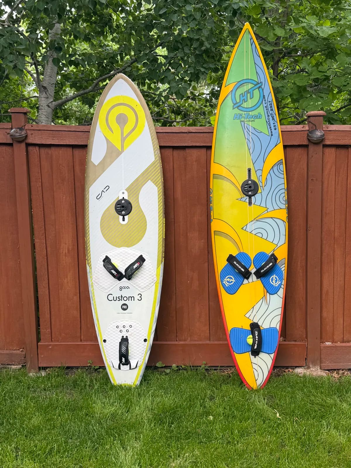 Good looking two complimentary boards, I have stopped taking the glass board to the Gorge but maybe I should