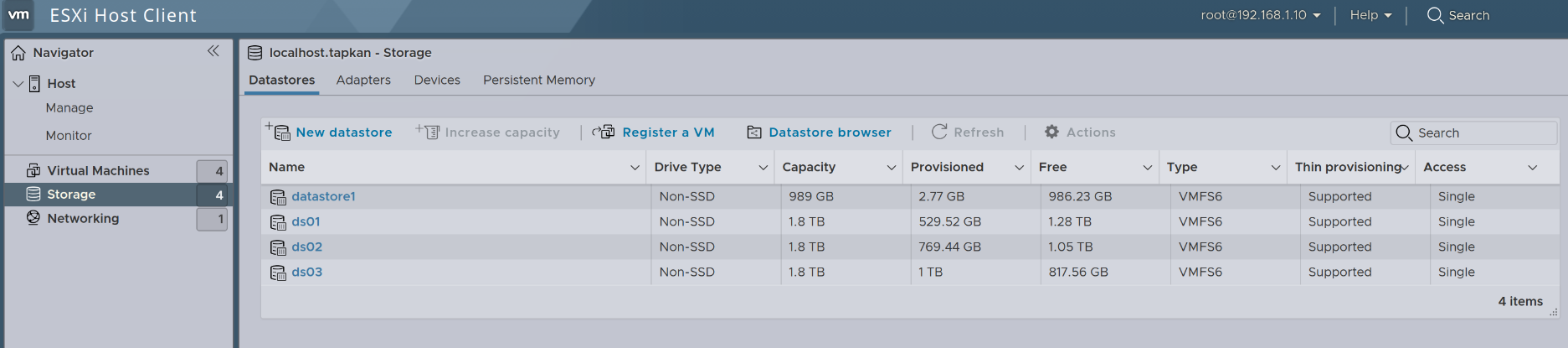 ESXi 8 Configuration