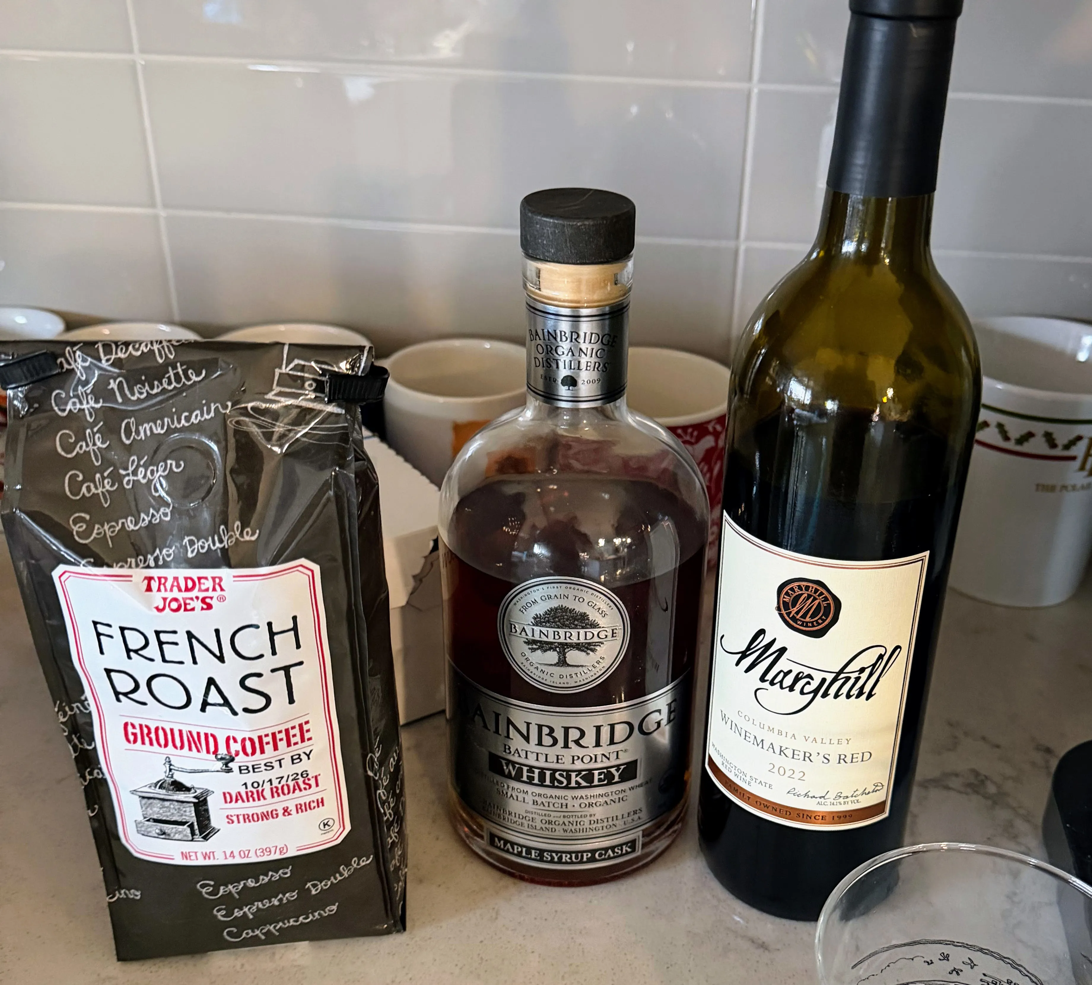 Bainbridge Distillery - Maryhill Wine - TJ French Roast